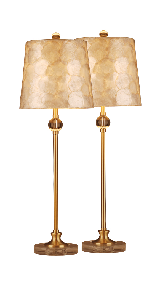 Crystal &Metal Buffet Lamp