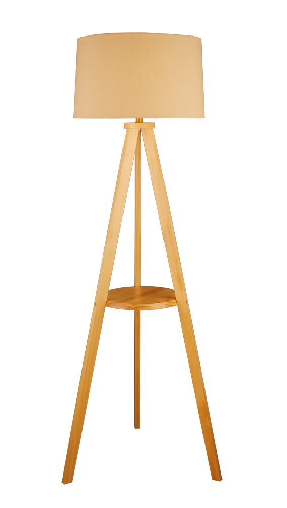 Wood Floor Lamp