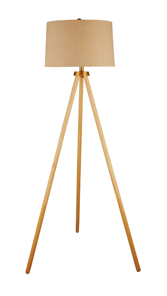 Wood Floor Lamp